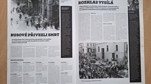 Projekt Liberecká svědectví propagují jeho pořadatelé formou novin