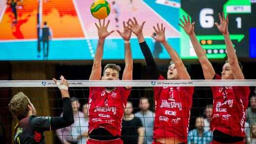 Jihostroj České Budějovice v Lize mistrů, volejbalisté