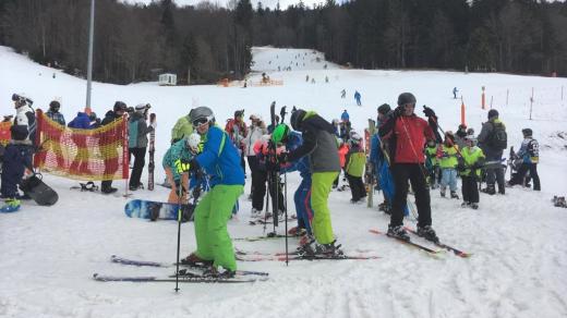 Lyžování v rakouském příhraničním skiareálu Hochficht, kam jezdí mnoho Čechů