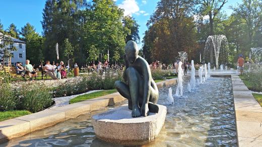 Nová lázeňská fontána v Karviné Darkově