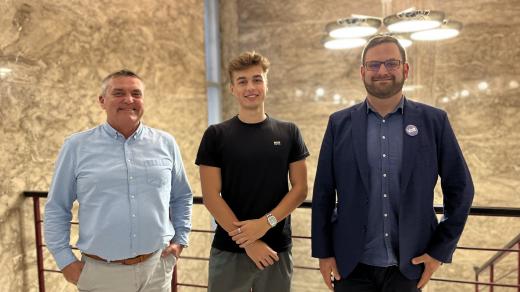 Zleva: Petr Vokřál, David Trtek, Radovan Bartošek