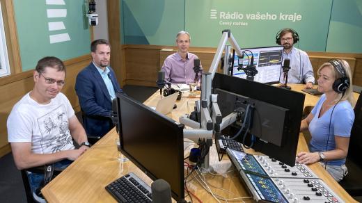 Jan Cibulka, Martin Hájek a Marek Růžička (zleva)