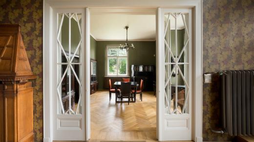 Interiér Bauerovy vily v Libodřicích