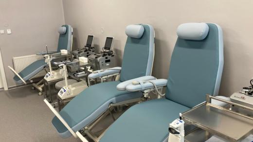 Odběrové středisko v Masarykově městské nemocnici v Jilemnici přijímá nové dárce krve