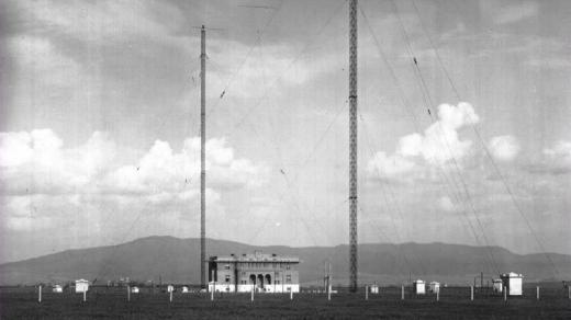 Košické rozhlasové studio šířilo svůj program pomocí vysílače v Hanisce