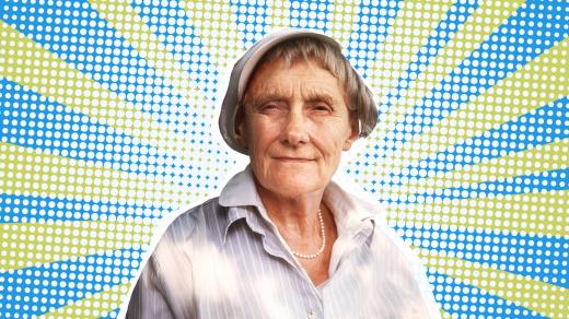 Astrid Lindgrenová (koláž Český rozhlas)