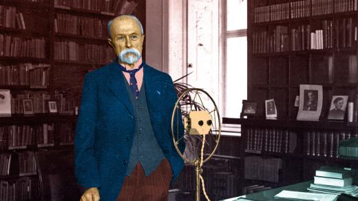 Tomáš Garrigue Masaryk (kolorováno)