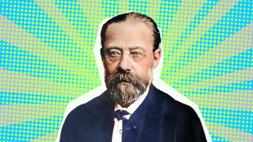Bedřich Smetana (digitálně kolorováno, koláž Český rozhlas)