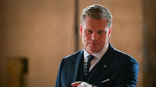 Filip Turek (Motoristé) na ceremoniálu státních vyznamenání