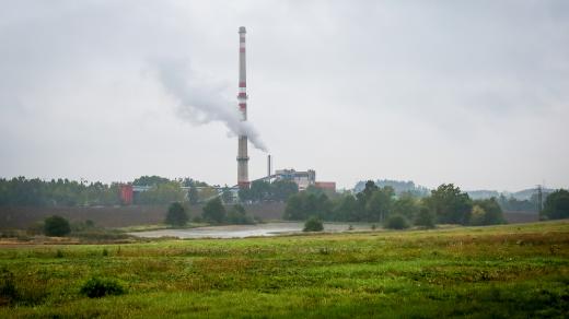 Areál teplárny v Písku, kde se měla stavět spalovna