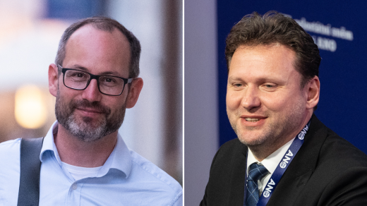 Jan Farský (STAN) a Radek Vondráček (ANO)