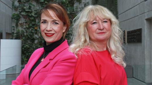 Lenka Borská a moderátorka Tereza Kostková