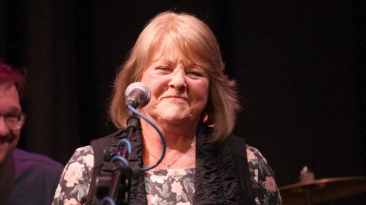 Hana Ulrychová během koncertu Goodbye Bluesmen v Českém rozhlase Olomouc