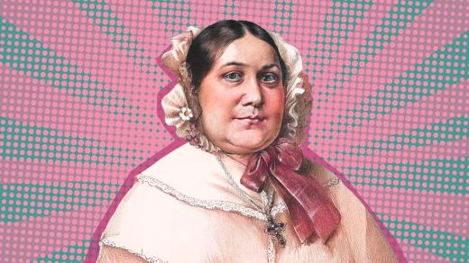 Magdalena Dobromila Rettigová (digitálně kolorováno, koláž Český rozhlas)