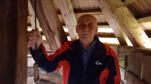 Haluzice, starosta František Marecký