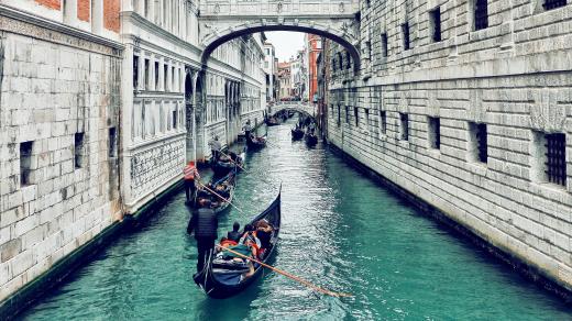 Gondola, Benátky, Kanály, Itálie