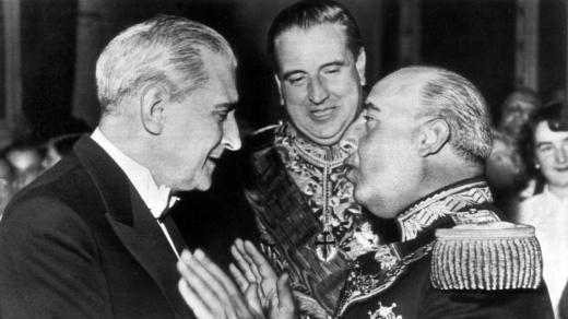 António Salazar a Francisco Franco, 1949