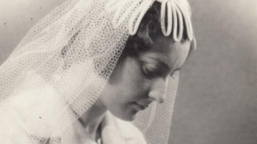 Svatební fotografie Gertrudy Samuelové, rok 1962