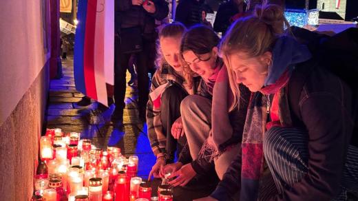 Oslavy výročí sametové revoluce v Českých Budějovicích