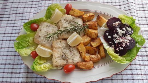 Rybí filé v bylinkové krustě