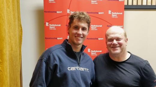 Vodní slalomář Jakub Krejčí byl hostem v pořadu Radiožurnálu Sport Na place