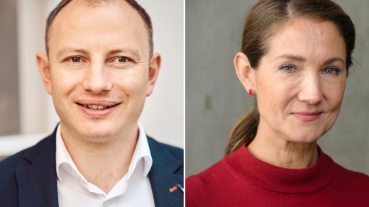 Ondřej Knotek (ANO) a Gabriela Svárovská (Zelení, za Piráty)