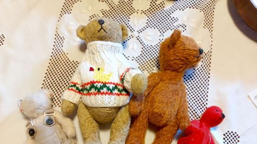 Šije medvídky různých velikostí, barev i různého vzhledu