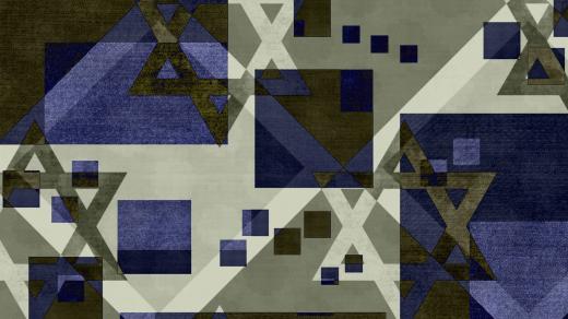 Davidova hvězda, antisemitismus. Ilustrační foto