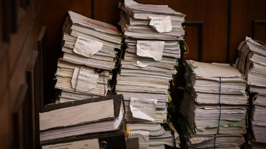 Soudní spisy (ilustrační foto)