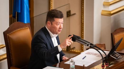 Nový předseda Sněmovny Tomio Okamura (hnutí SPD)