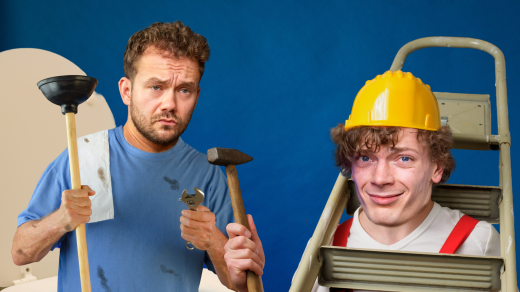 Chudáčci chlapák vrtačka montérky