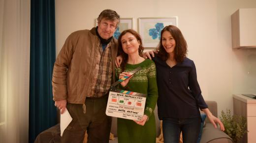 Z natáčení romantické komedie Deník shopaholičky