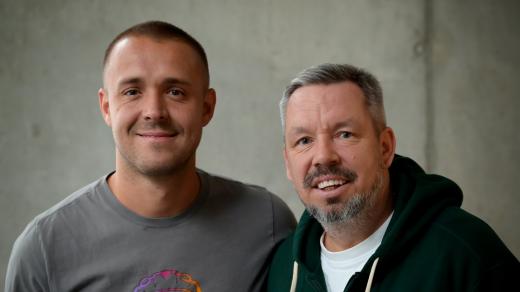 Luděk Pernica s Pavlem Horváthem