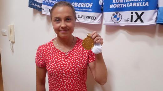 Biatlonistka Tereza Voborníková přivezla z juniorského mistrovství světa v USA 2 zlaté a 1 bronzovou medaili