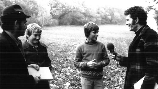 Natáčení reportáže s pionýry (1982)