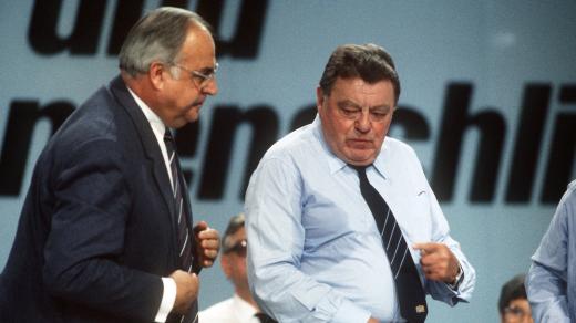 Helmut Kohl (vpravo) a Franz Josef Strauss