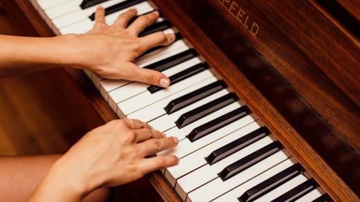 Hudební nástroj - klavír - piáno