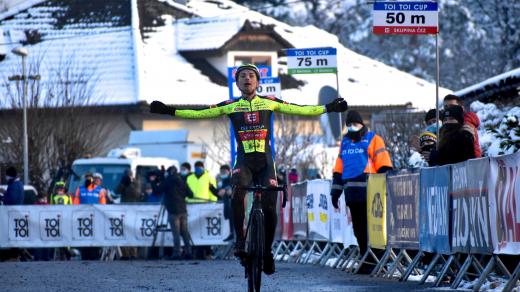 Michael Boroš vyhrál v Jabkenicích mistrovství České republiky v cyklokrosu