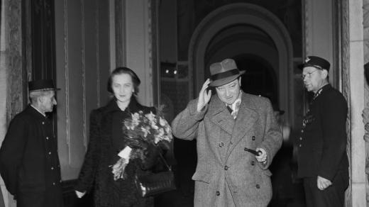 Vladimír Clementis s manželkou Ludmilou 15. 12. 1949