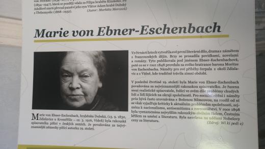 Marie Ebner von Eschenbach, Zdislavice na Kroměřížsku