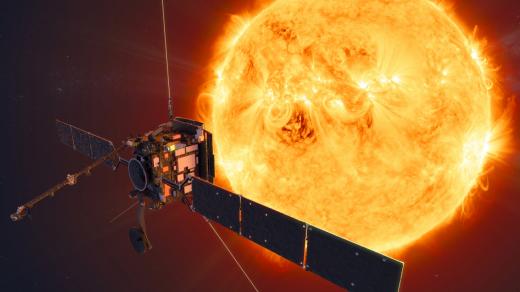 Evropská sonda Solar Orbiter u Slunce