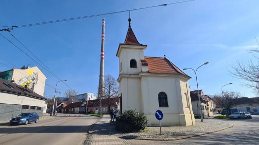 Kaplička v Brně-Maloměřicích