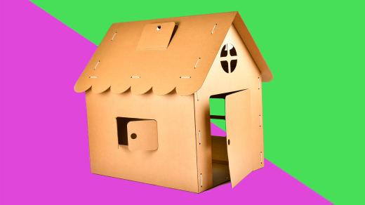 Domeček z kartonu (ilustrační foto)