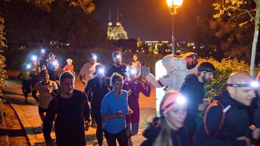 Noční běh pro Světlušku v Brně