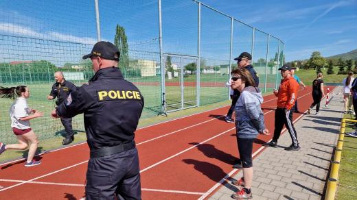 Přijímací zkoušky na policejní školu v Holešově, fyzické testy