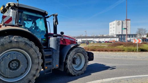 Na Žďársku dnes na protest vyjede přibližně 60 traktorů a jiné zemědělské techniky