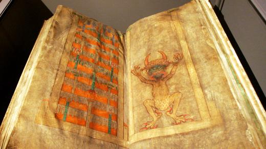 Největší ručně psaná kniha Codex gigas neboli Ďáblova bible