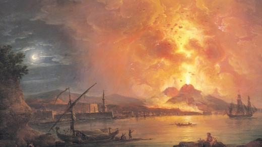 Jean Baptiste Genillion: Výbuch Vesuvu