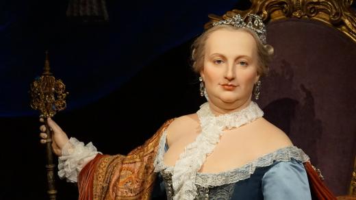 Vosková figurína Marie Terezie