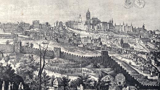 Pražský hrad a Malá Strana roku 1607